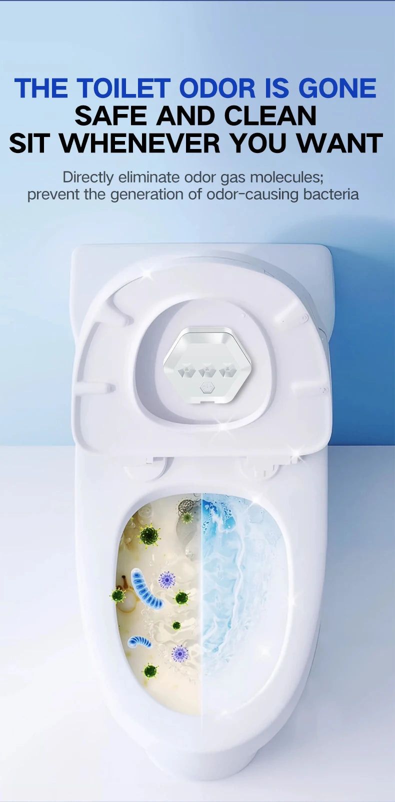 GlowGuard™ UV-C Toilet Sanitizer