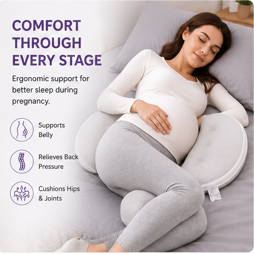 DreamNest™ Pregnancy Pillow